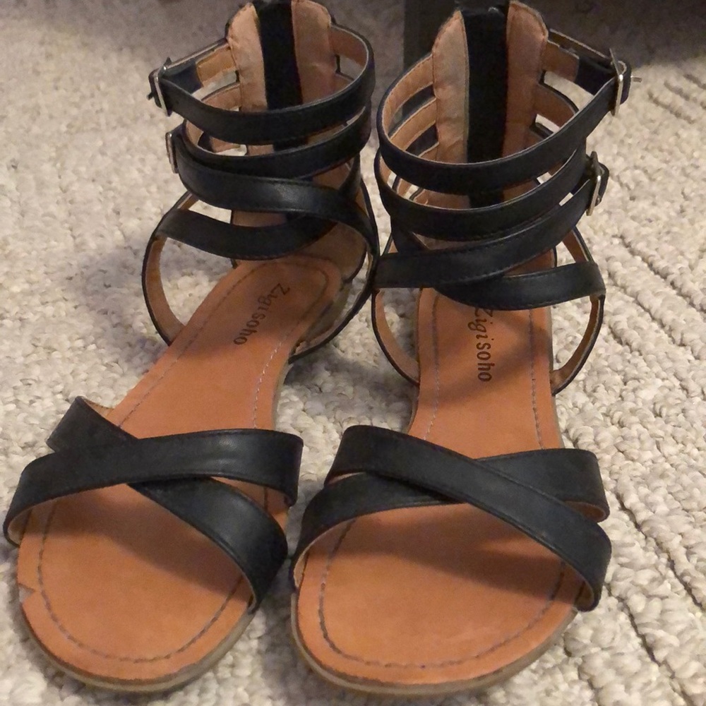 Black sandals
